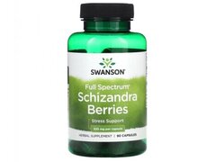 Full Spectrum Schizandra Berries 525mg 90 capsule Swanson